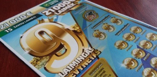 Naujoji momentinė loterija „Laimingas devynetas“